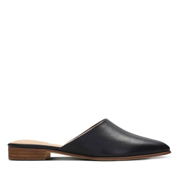 Clarks Womens Pure Blush Flat Shoes Black | CA-4798523